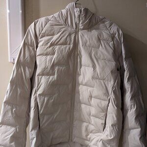 Uniqlo Puffy Jacket - White Medium